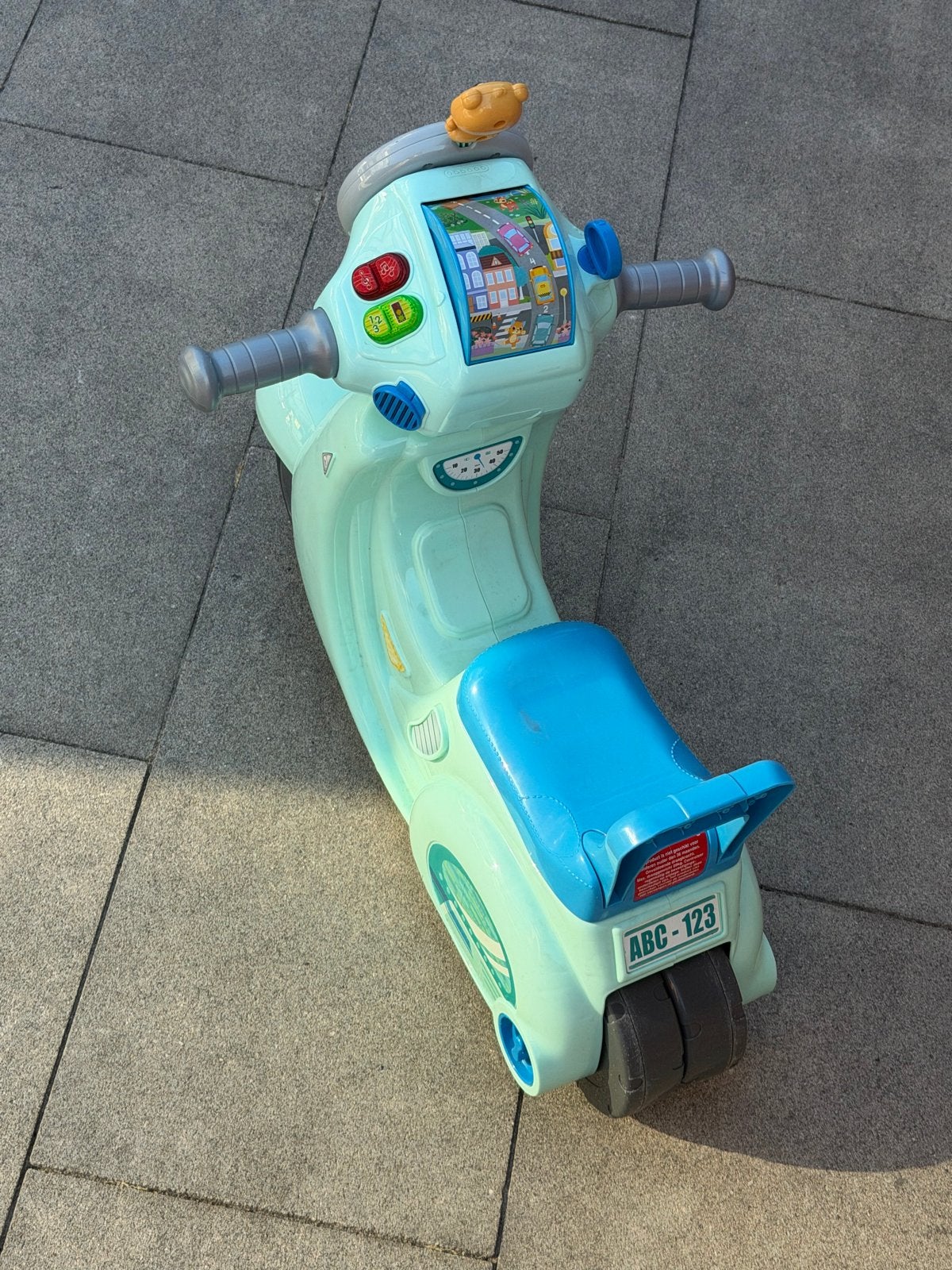 VTech 2-in-1 Loopscooter - Groen/Blauw, Kinderen en Baby's, Speelgoed | Buiten | Voertuigen en Loopfietsen, Ophalen, Gebruikt