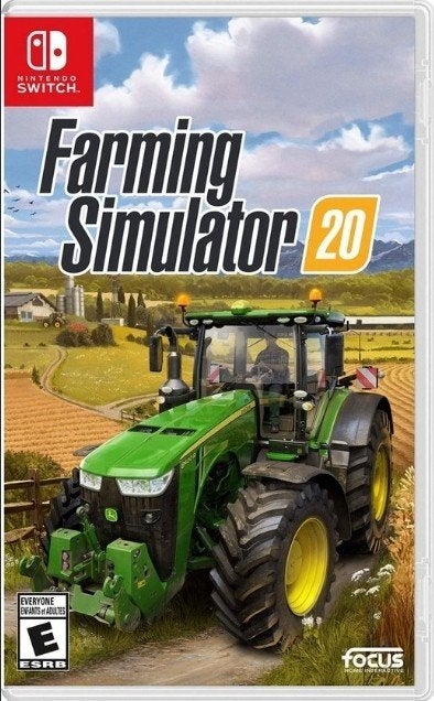 Farming Simulator 20 - Nintendo Switch (Zo goed als nieuw), Met games, Ophalen of Verzenden, Zo goed als nieuw, Zonder controller