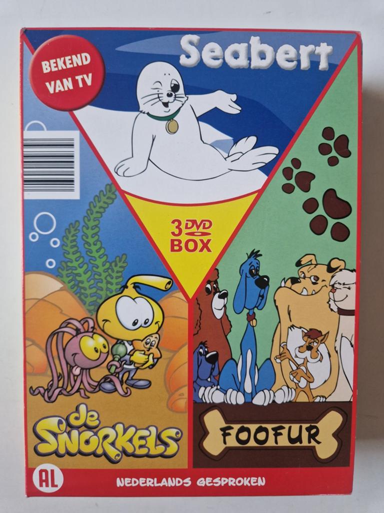 Seabert, De Snorkels, Foofur 3 DVD - Nederlands Gesproken, Avontuur, Gebruikt, Alle leeftijden, Boxset