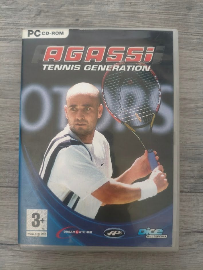 Agassi tennis generation PC game, Gebruikt, 2 spelers, Ophalen of Verzenden, Vanaf 3 jaar