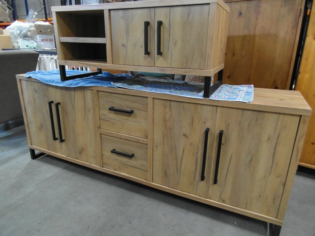 Prachtig dressoir met tv kastje, Huis en Inrichting, Ophalen, Met lade(s), Zo goed als nieuw, 200 cm of meer