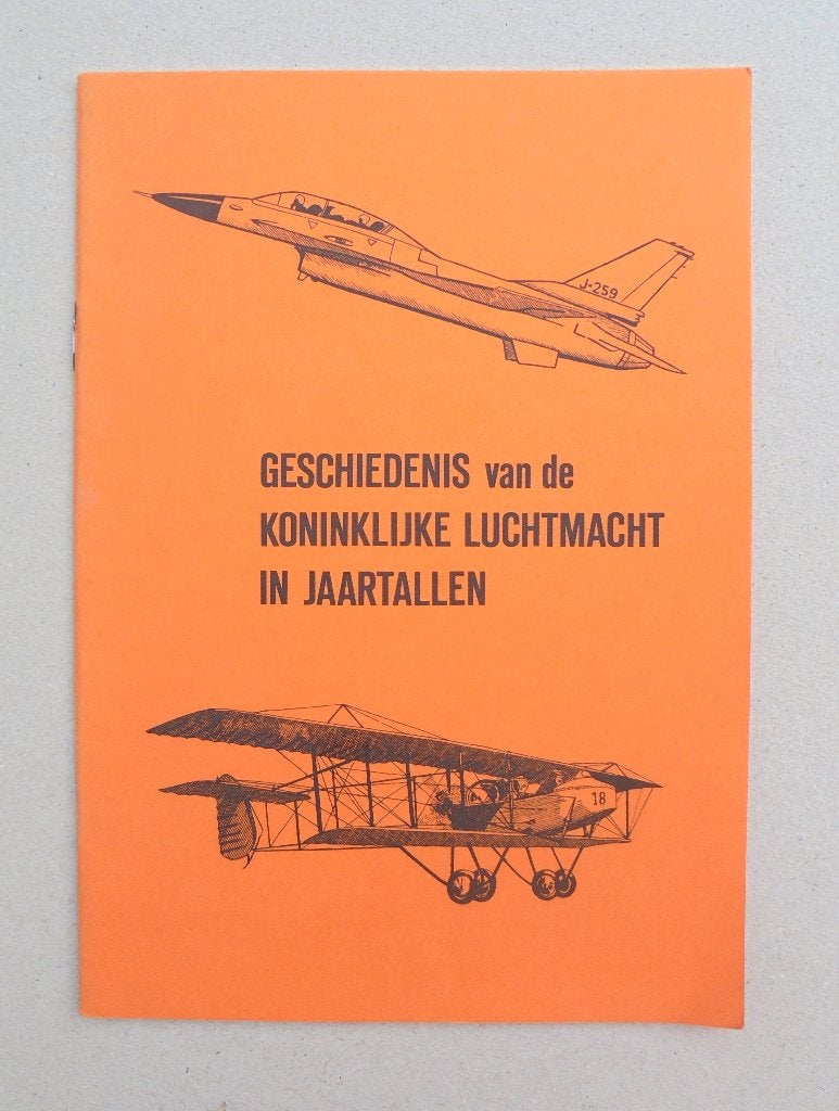 Geschiedenis van de KON LUCHTMACHT in jaartallen., Verzamelen, Ophalen of Verzenden, Luchtmacht, Nederland, Boek of Tijdschrift