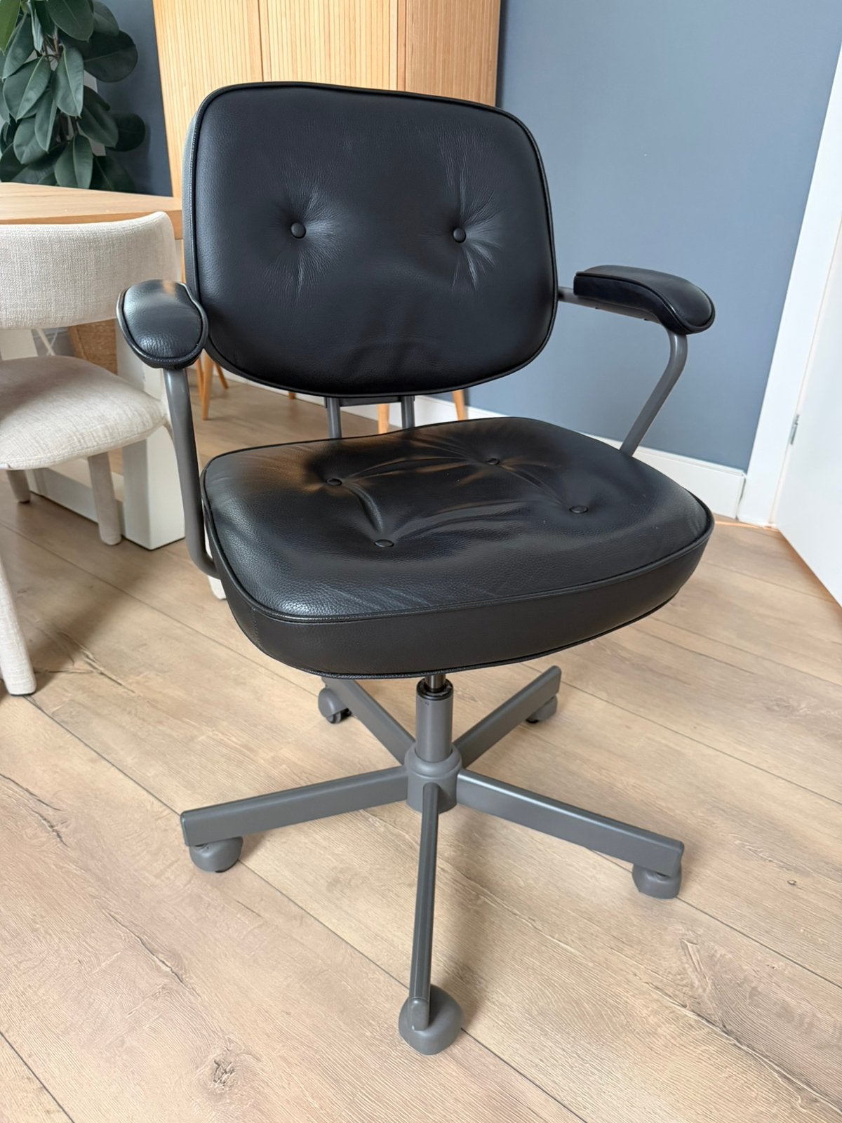 Ikea Bureau stoel ALEFJÄLL, Huis en Inrichting, Ophalen, Zo goed als nieuw, Zwart
