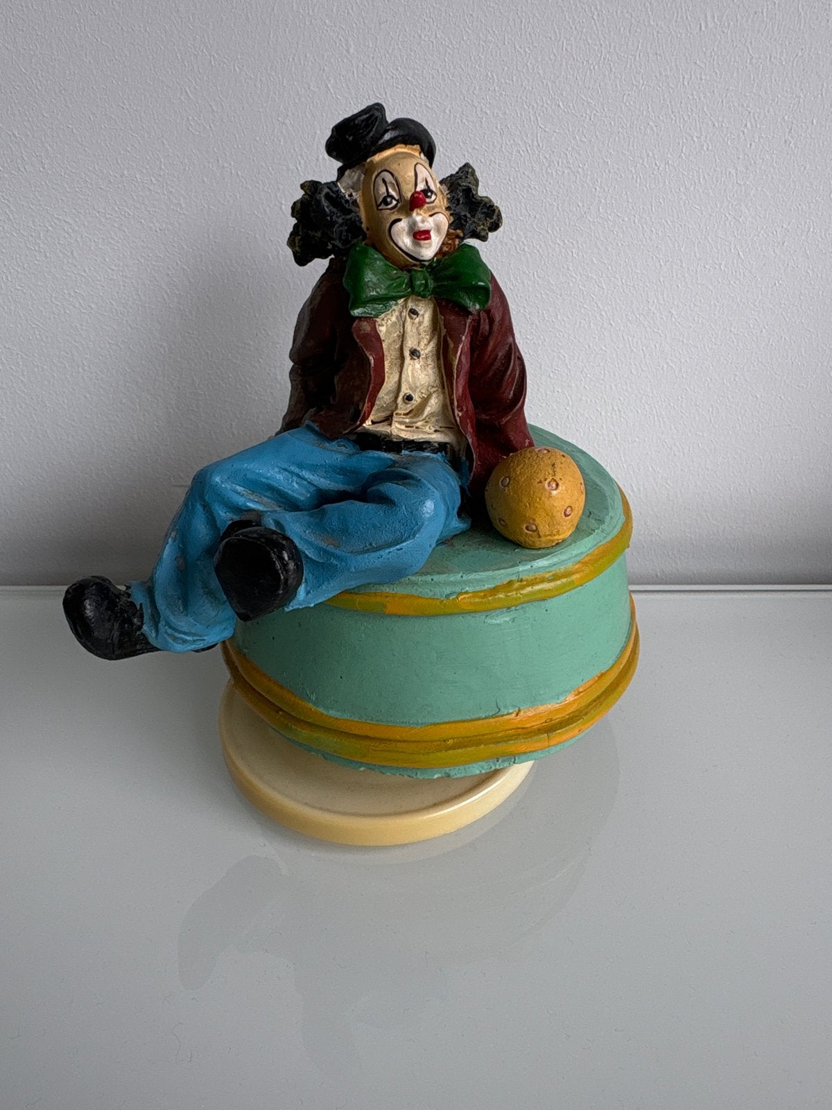 Muziekdoos Clown, Verzamelen, Beelden en Beeldjes, Ophalen of Verzenden, Gebruikt, Mens