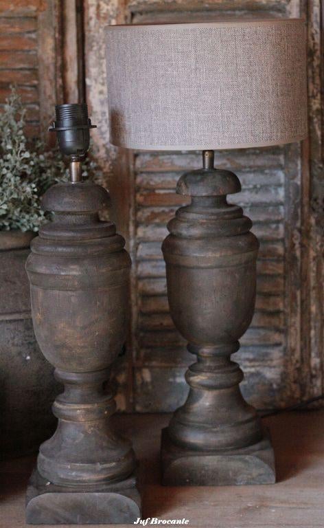 Robuuste baluster tafellamp in vier verschillende kleuren, Www.jufbrocante.nl, Www.jufbrocante.nl, Nieuw, Ophalen of Verzenden