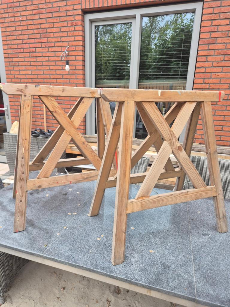 Houten scharen te koop, Ophalen, Overige typen, Minder dan 2 meter