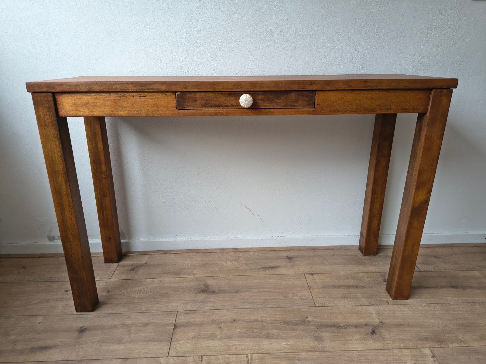 Sidetable hout, Ophalen, Gebruikt, 100 tot 150 cm, 25 tot 50 cm