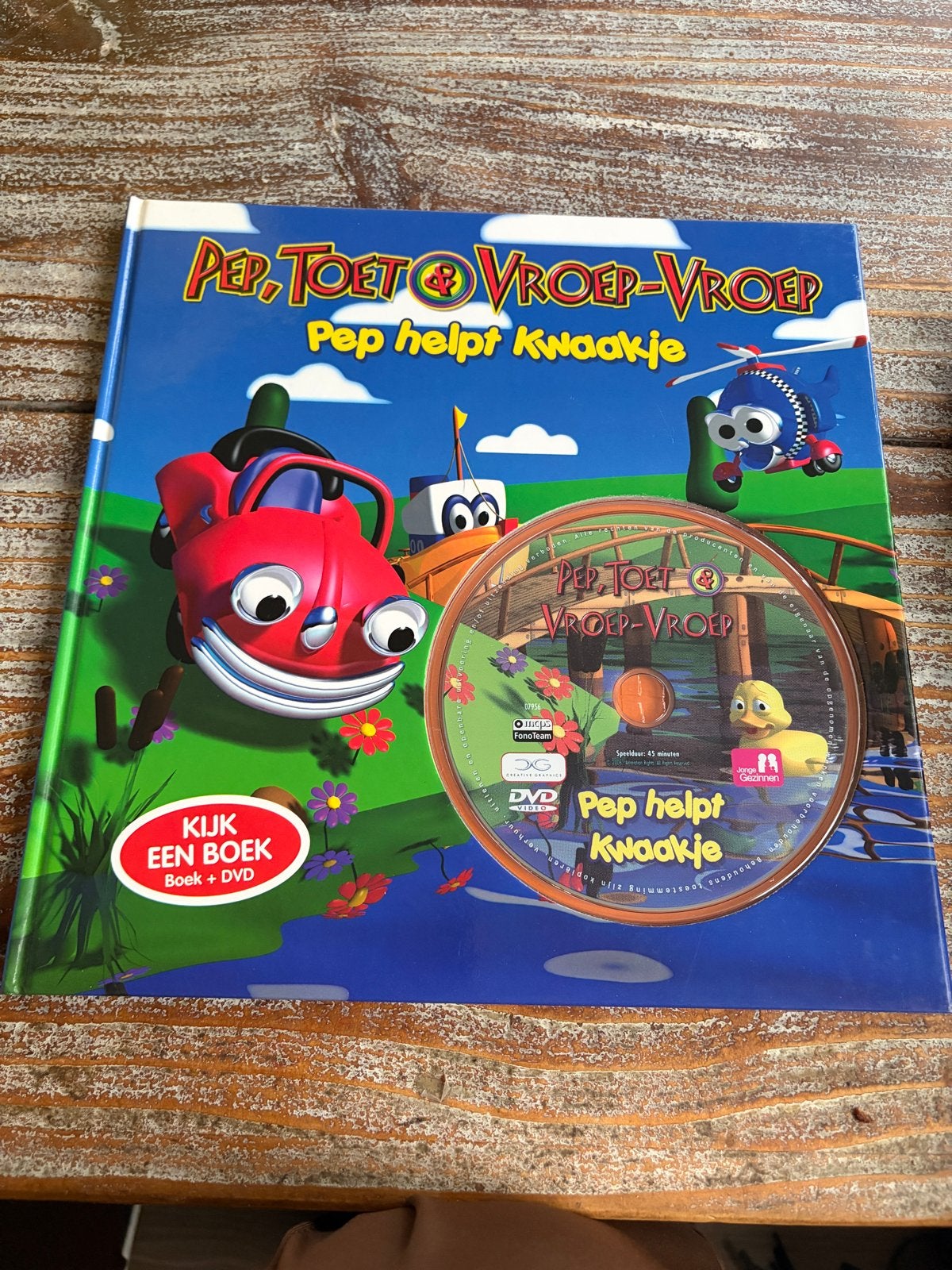 Pep, Toet & Vroep-Vroep - Pep helpt Kwaakje (Nieuw + DVD), Boeken, Fictie algemeen, Jongen of Meisje, Nieuw, Ophalen of Verzenden