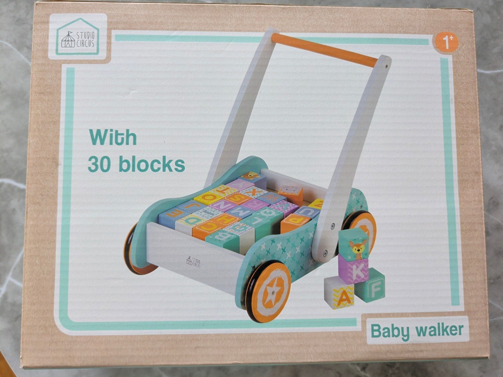 Houten Baby loopwagen, Albert Heijn, Ophalen