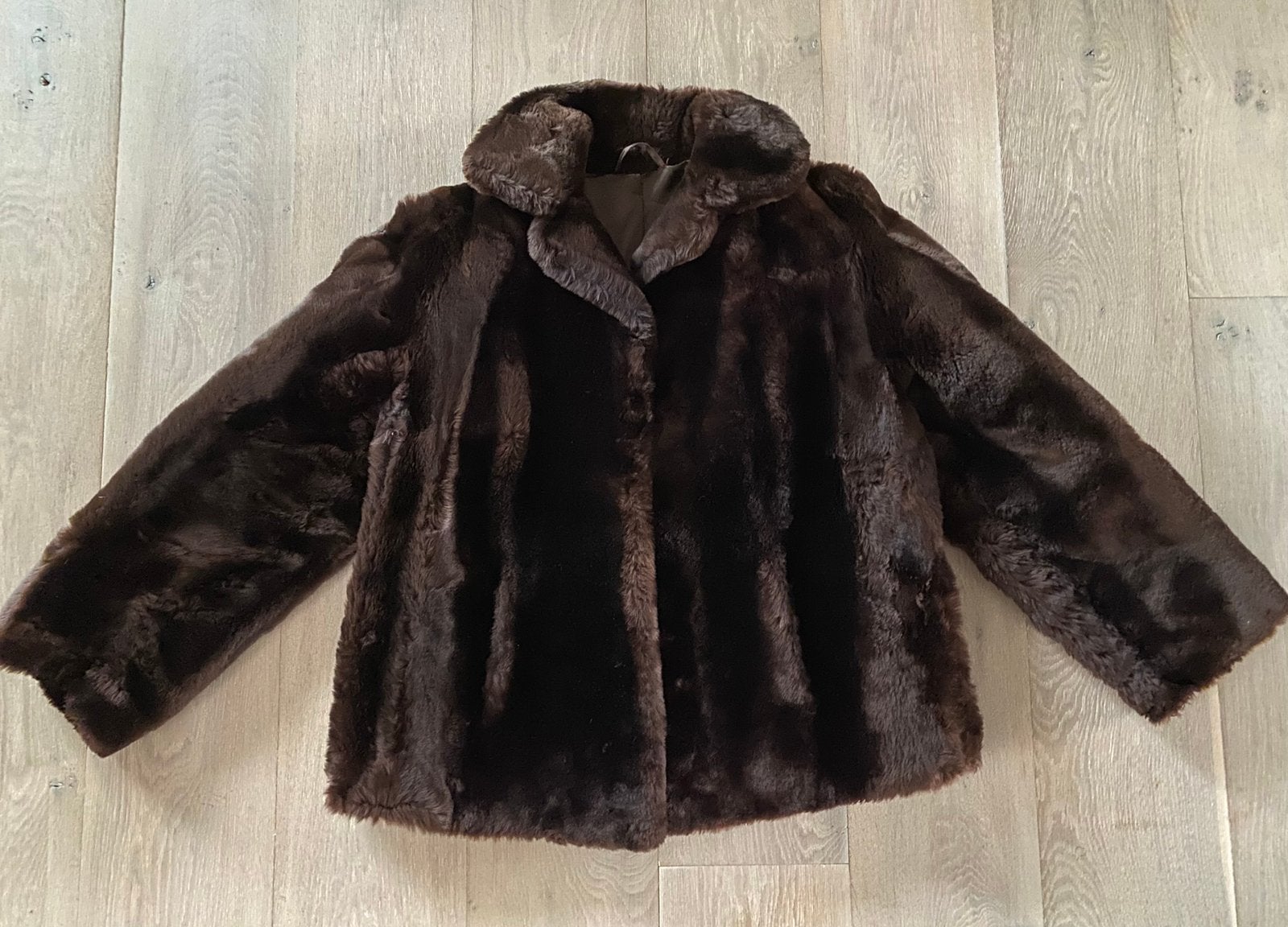 Hele mooie echte bontjas, maat 38/40, Kleding | Dames, Maat 38/40 (M), Bruin, Ophalen of Verzenden, Onbekend