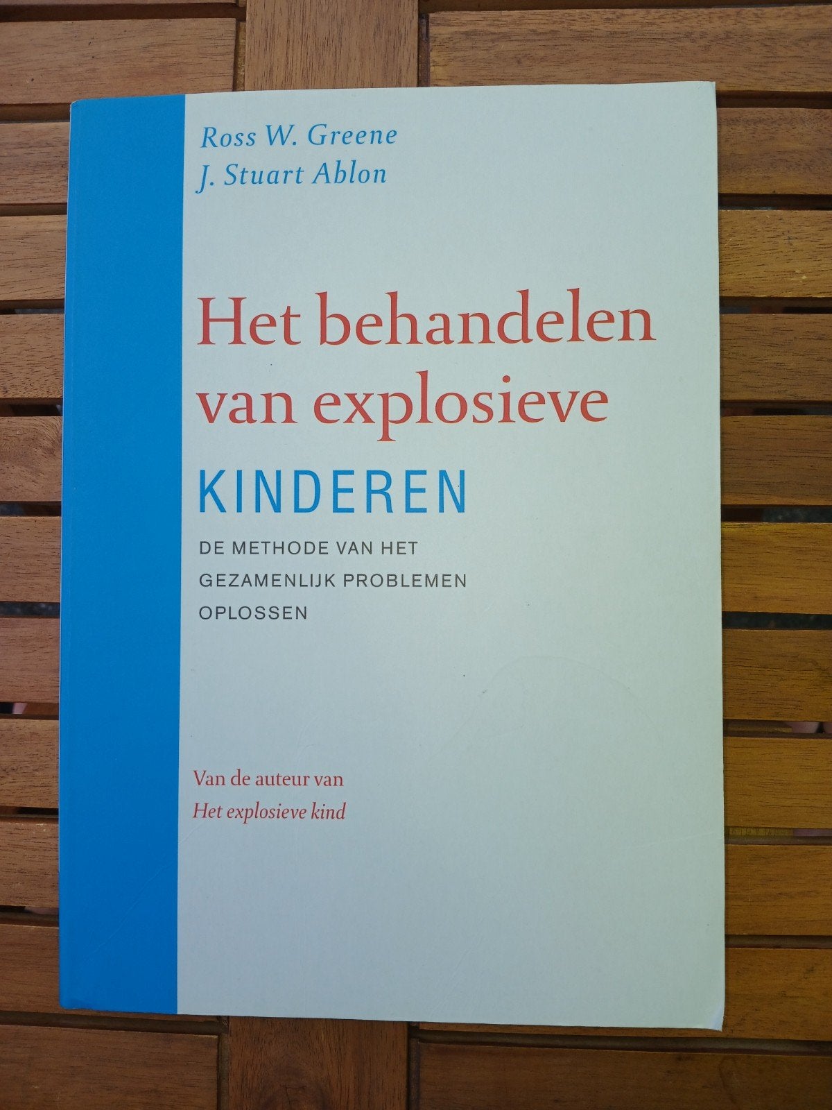 Het behandelen van explosieve kinderen - Greene VASTE PRIJS, Ophalen of Verzenden, Zo goed als nieuw, Klinische psychologie, Ross W. Greene, J. Stuart Ablon