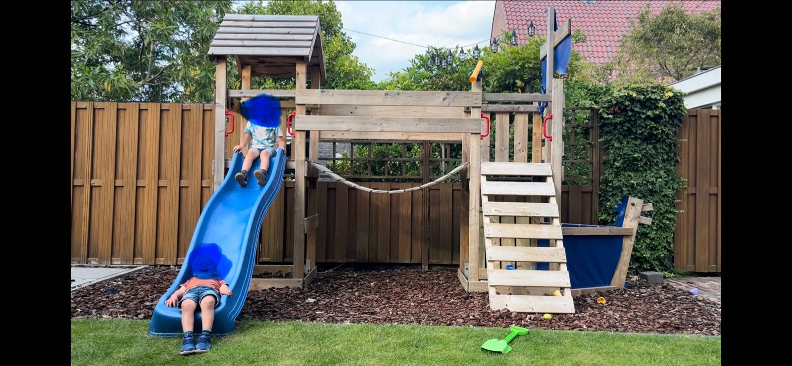 Wickey Speeltoestel met Glijbaan - slechts 3 jaar oud, Kinderen en Baby's, Speelgoed | Buiten | Speeltoestellen, Ophalen of Verzenden