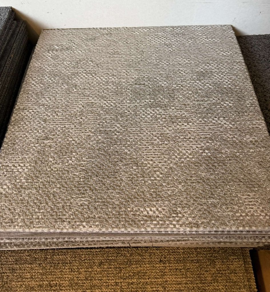 Partij Desso tapijttegels B-keus grijs 50x50cm nieuw #04, Niet ingevuld, Nieuw, Geel, Tapijttegels