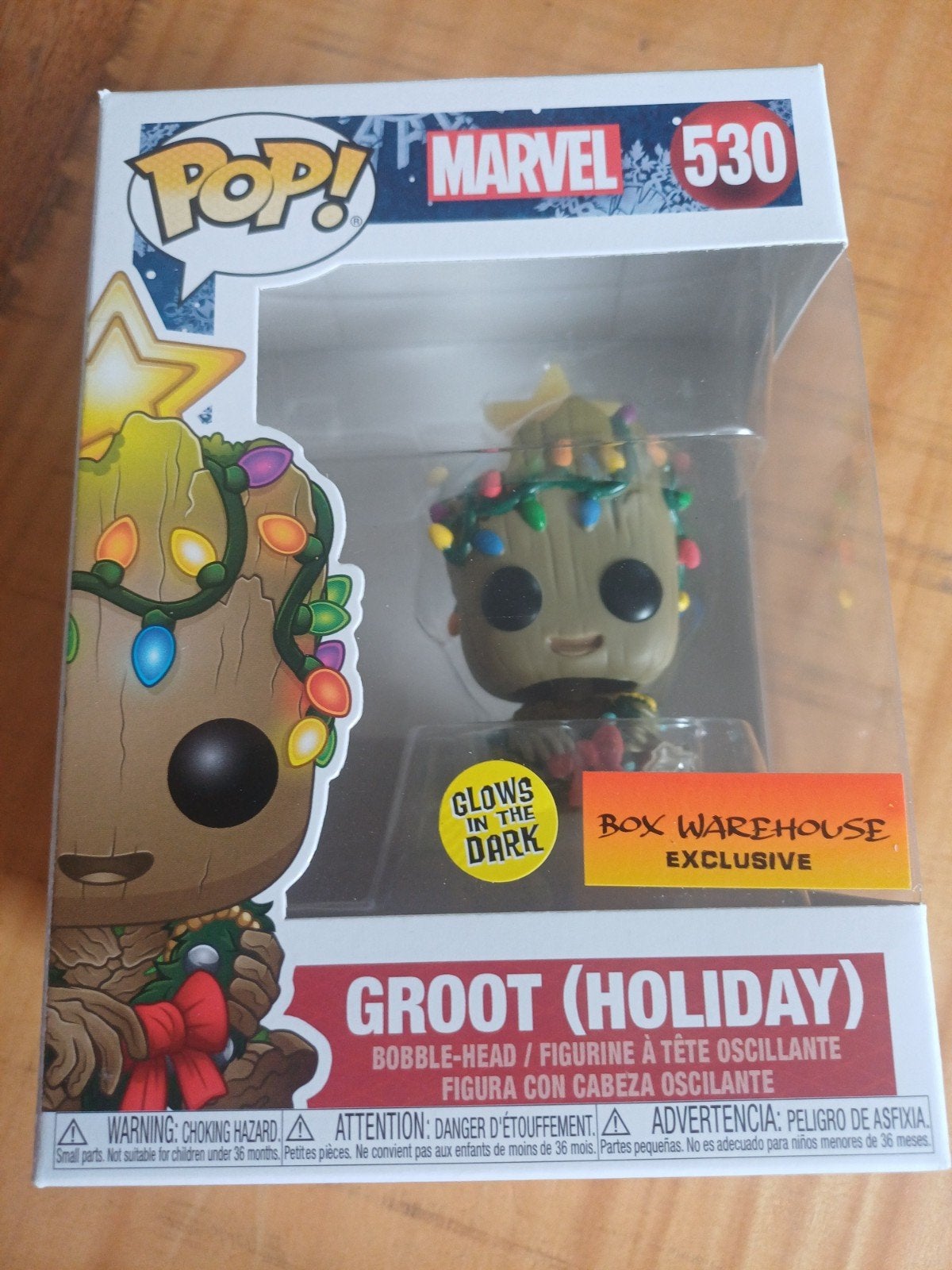 Funko Pop! Marvel: Holiday – Groot (Toddler with Lights) #53, Ophalen of Verzenden, Nieuw