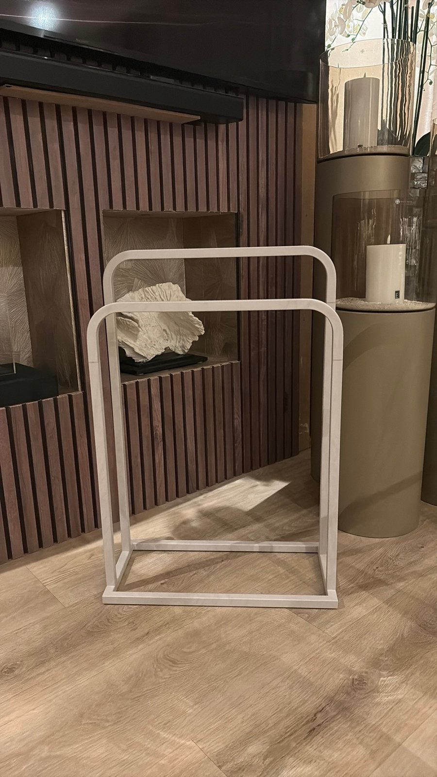 Sealskin Brix - Vrijstaand handdoekrek  2 handdoeken Beige, Ophalen, Zo goed als nieuw