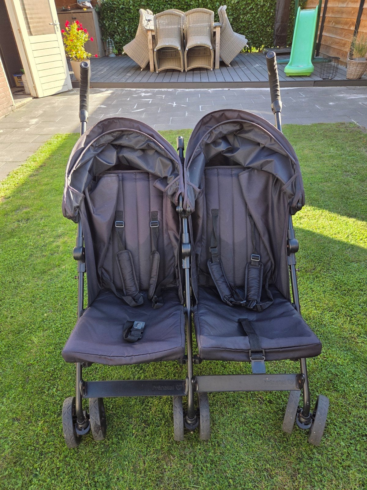 Prenatal Duowagen - Handige en Compacte Tweelingbuggy, Kinderen en Baby's, Kinderwagens en Combinaties, Gebruikt, Duowagen, Ophalen