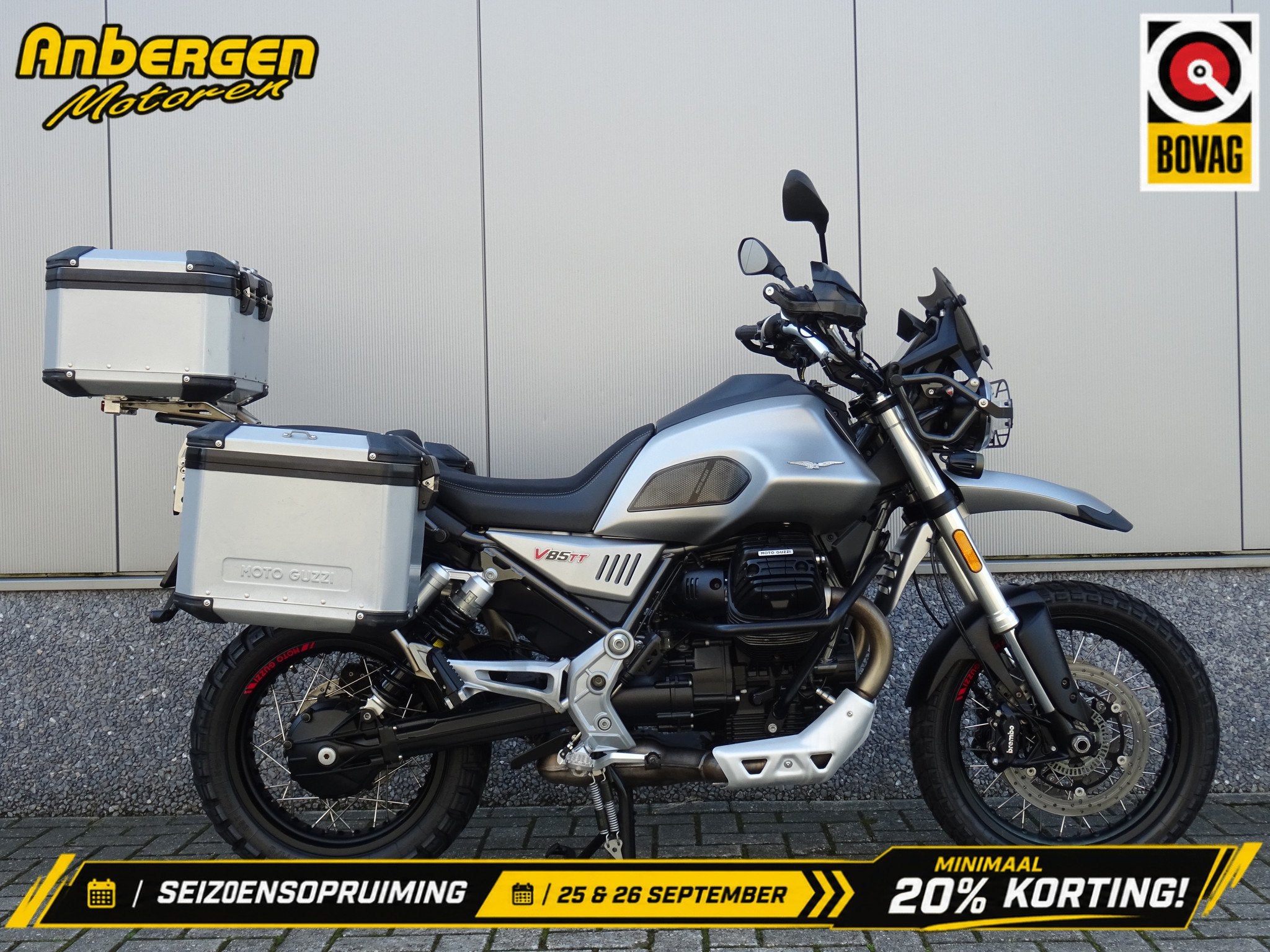 Moto Guzzi V 85 TT (bj 2019), Toermotor, 850 cc, Gebruikt, Bedrijf