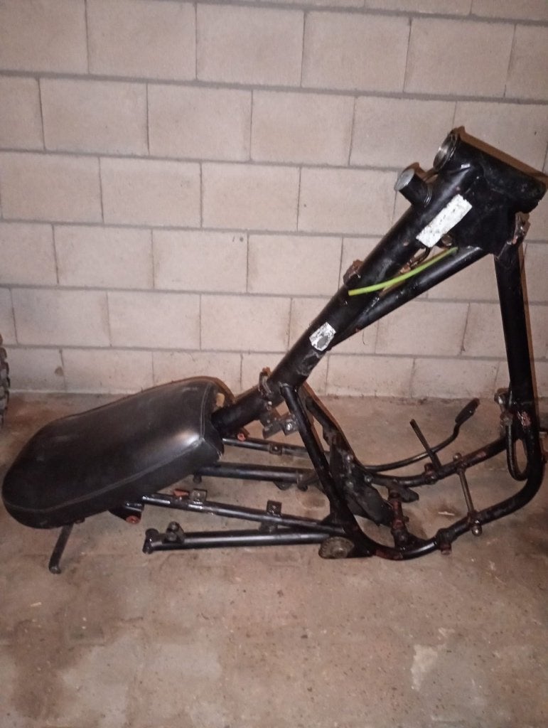 BSA moter frame, Ophalen, Gebruikt