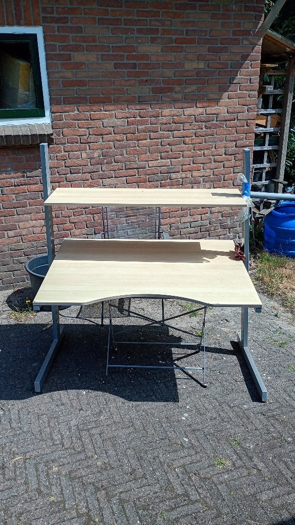 computertafel, Huis en Inrichting, Bureaus, Ophalen, 90 cm, Gebruikt, Overige merken