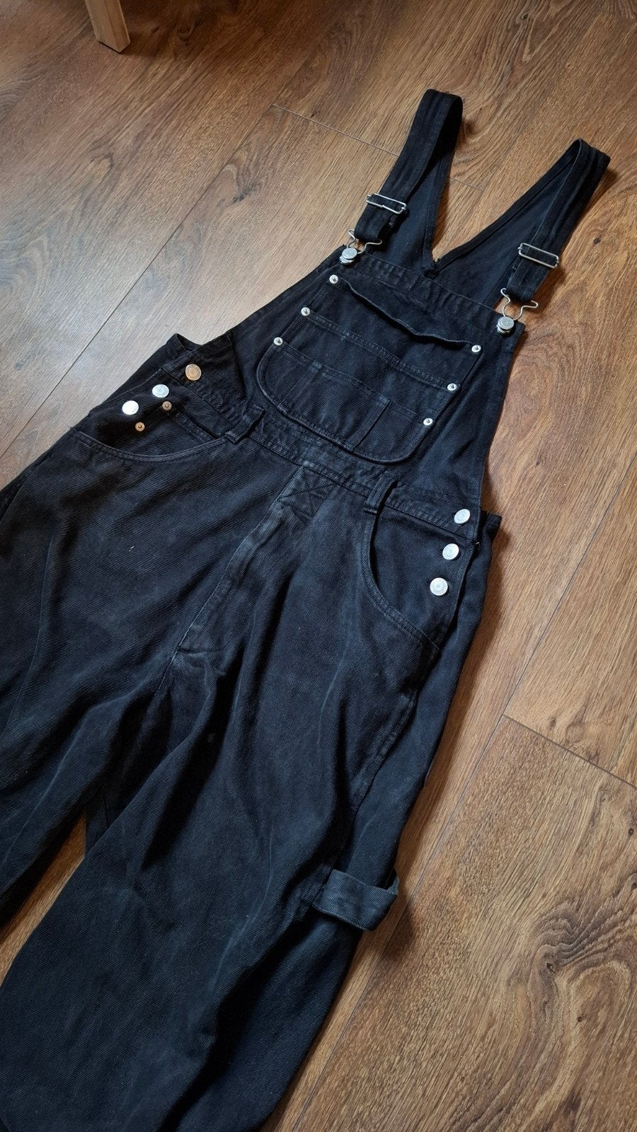 Nevada Jeans Tuinbroek - Zwart, Maat 36/S, Nevada Jeans, Zwart, Ophalen of Verzenden, Maat 36 (S)