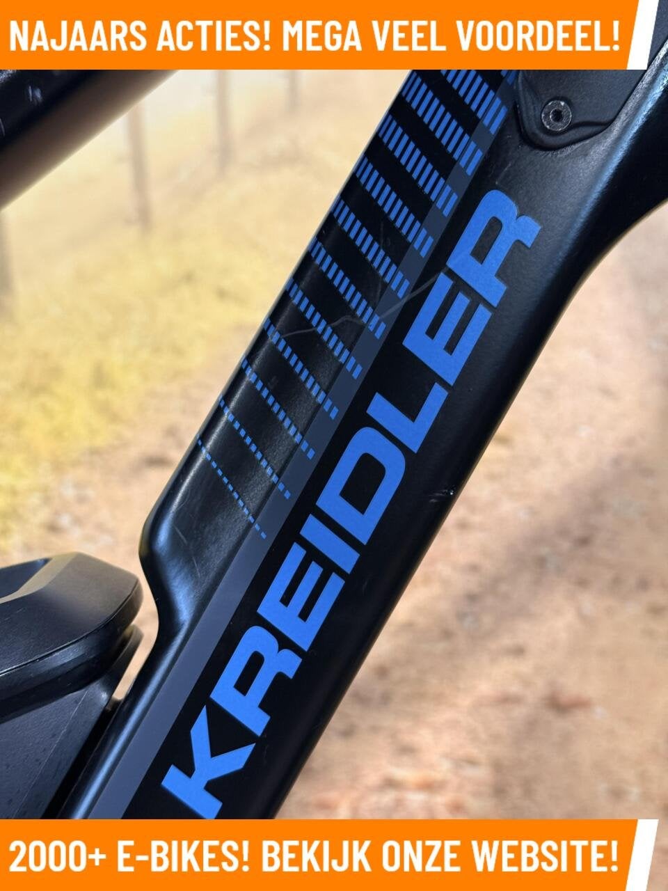 Kreidler Elektrische fiets met BOSCH midden motor EBIKE!, 55 tot 59 cm, Zo goed als nieuw, 50 km per accu of meer, Overige merken