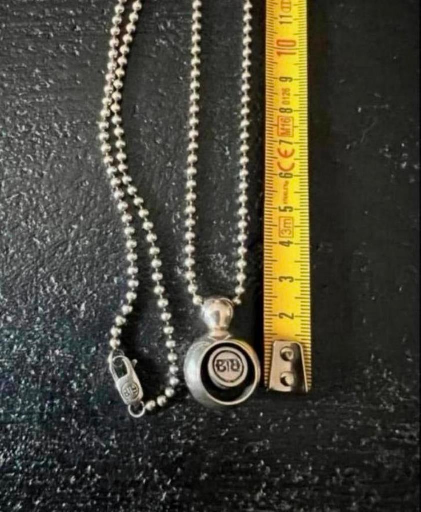 Buddha to Buddha ketting Inc pendant, Sieraden, Tassen en Uiterlijk, Kettingen, Ophalen of Verzenden, Nieuw, Zilver