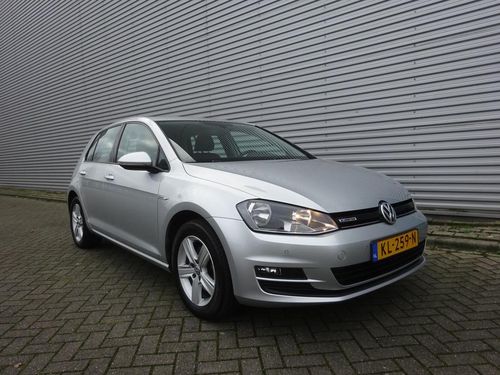 Volkswagen Golf 1.4 TGI CNG Highline Climate / Navi / Cruise, Auto's, Stof, Gebruikt, Euro 6, 4 cilinders