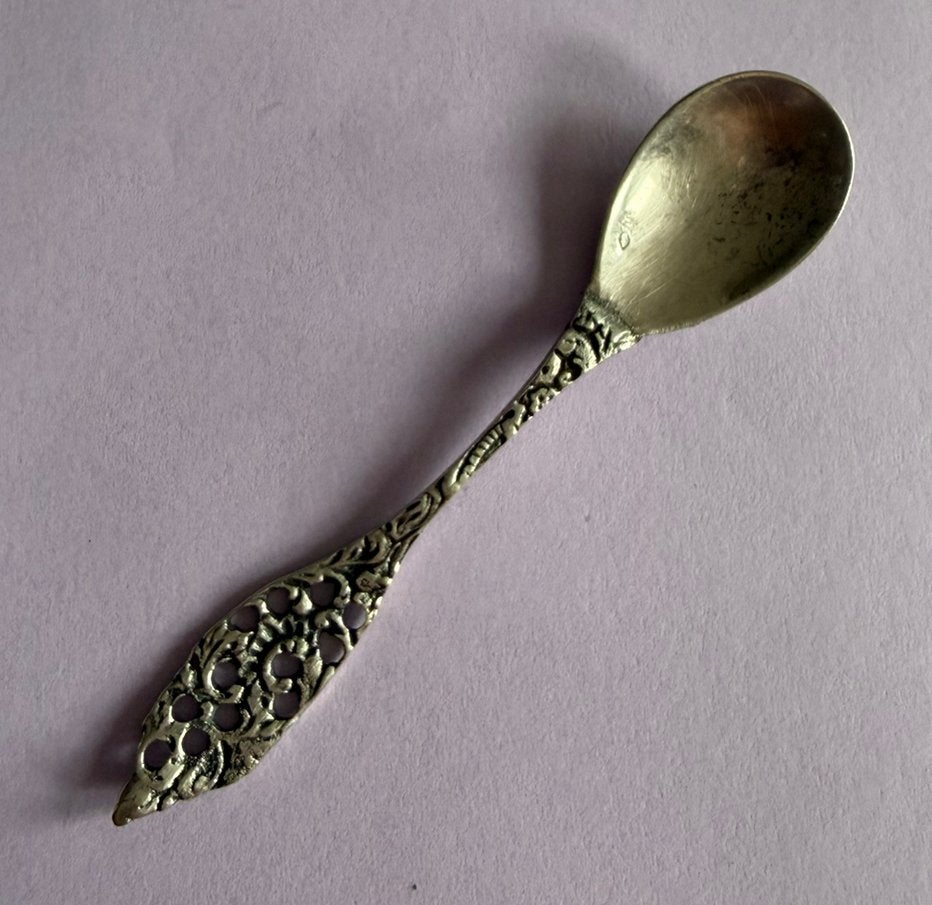 Klein zilver lepeltje Hollands fabrikaat, Ophalen of Verzenden