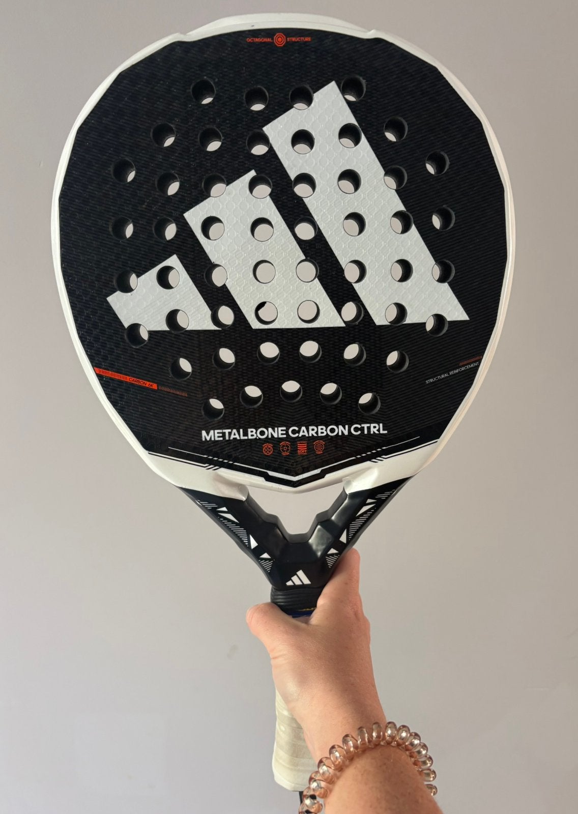 Adidas Metalbone Carbon Ctrl 2026 padelracket, Ophalen of Verzenden, Zo goed als nieuw