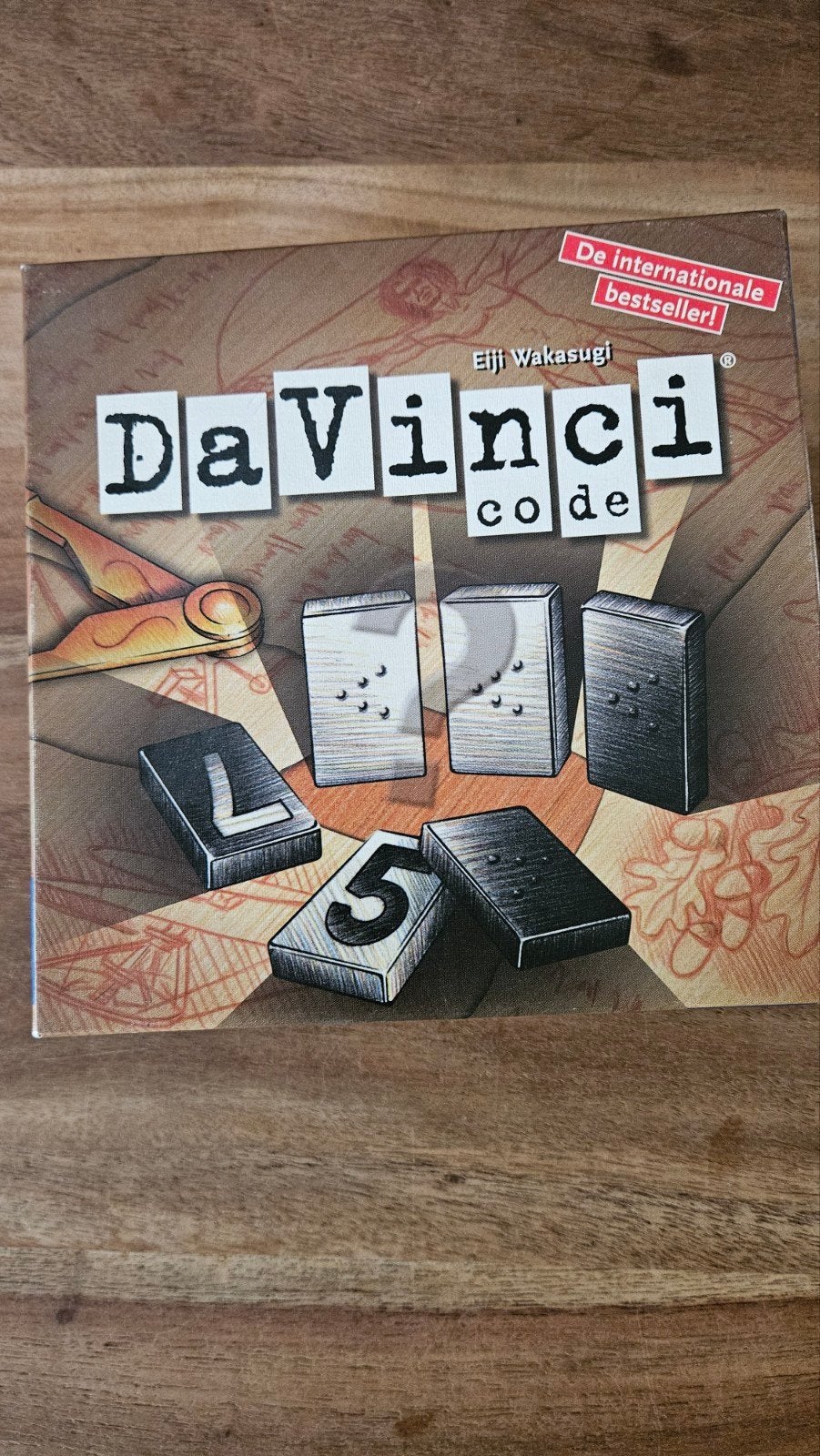 Da Vinci Code bordspel ( 2 pers.) - Kraak de geheime code!, Een of twee spelers, Ophalen of Verzenden, Gebruikt, Winning Moves