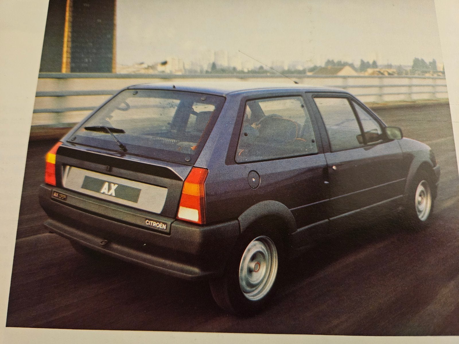 Brochure Citroën AX GT 1988, Ophalen of Verzenden, Zo goed als nieuw, Citroën