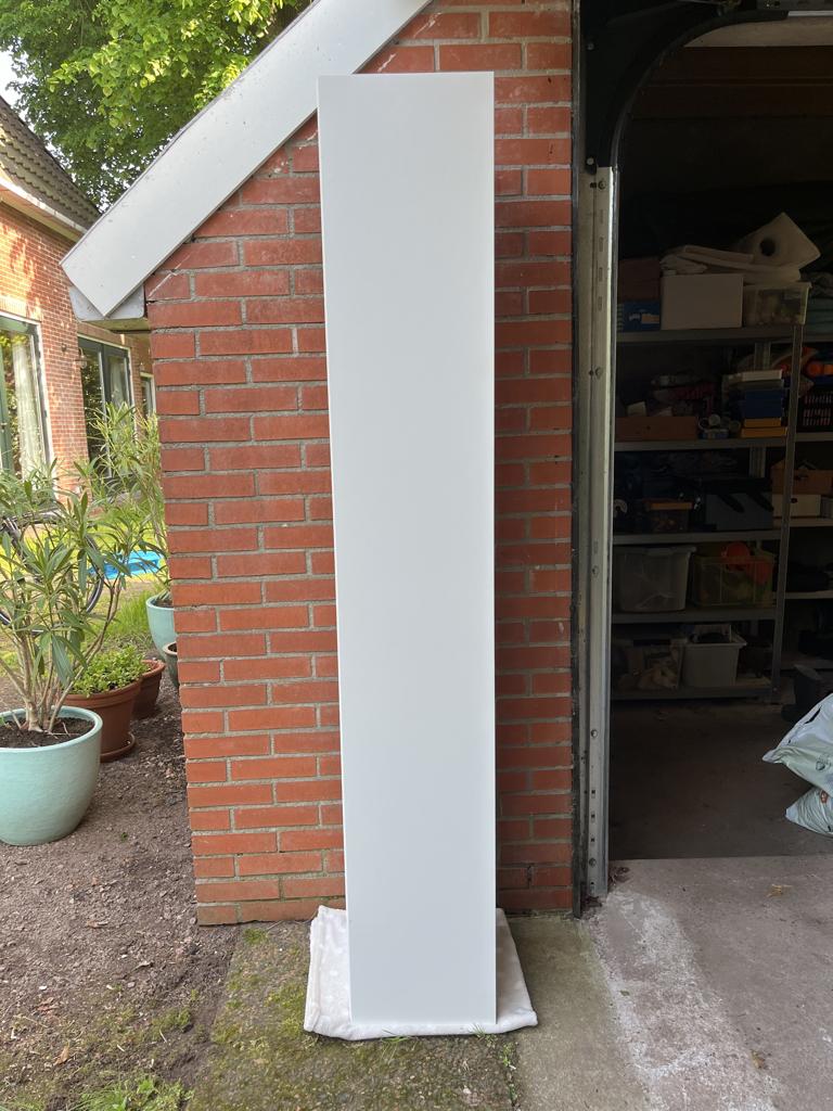 IKEA Enhet hoge witte kast met deur en planken, Ophalen, Minder dan 50 cm, Met deur(en), Modern en strak