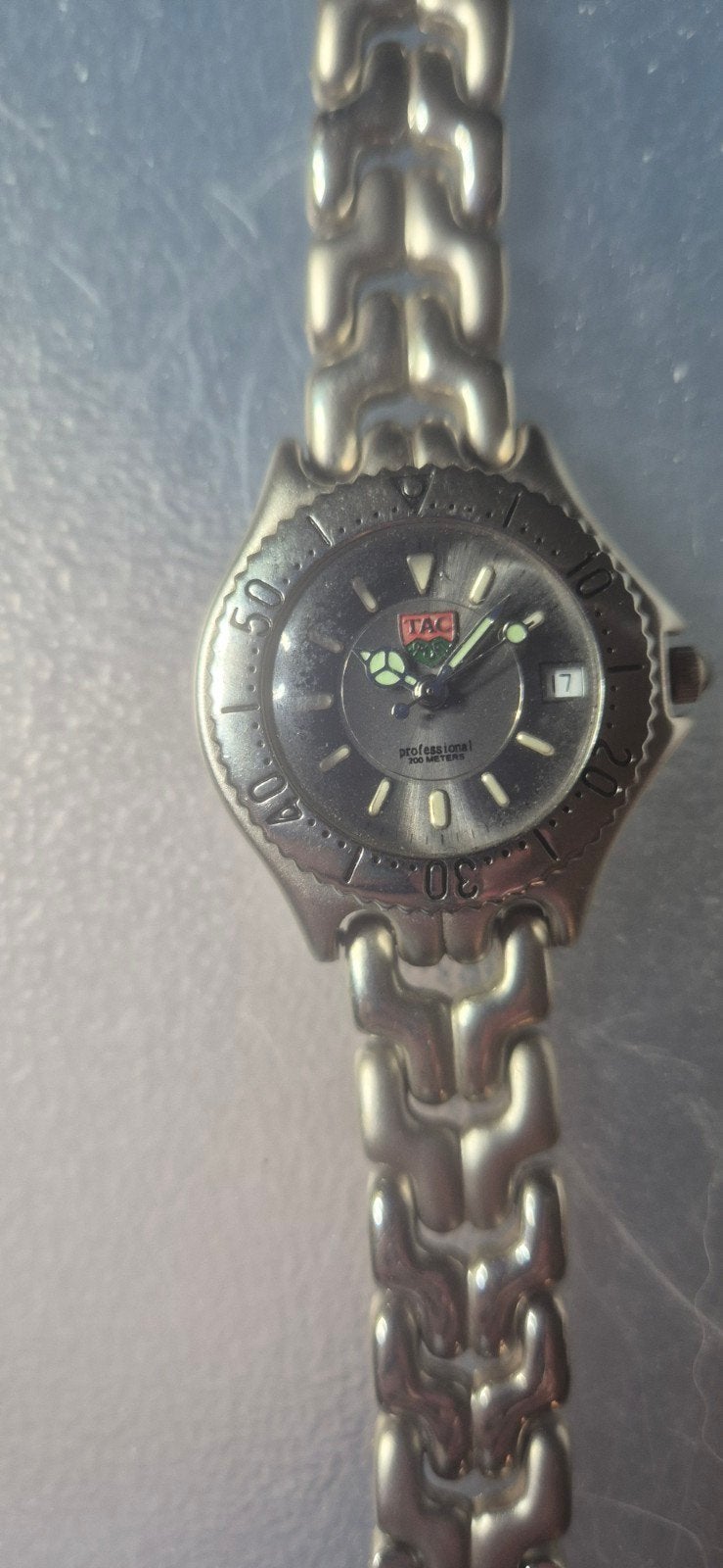 TAG Heuer Professional 200 Meters Dames Horloge, Ophalen, Staal, Gebruikt, Staal