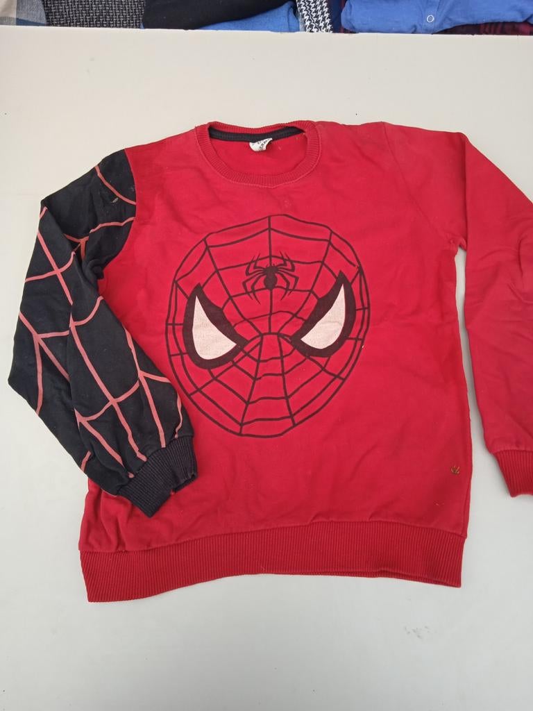 Spiderman trui rood met zwart, maat onbekend, Gebruikt, Trui of Vest, Ophalen of Verzenden, Onbekend