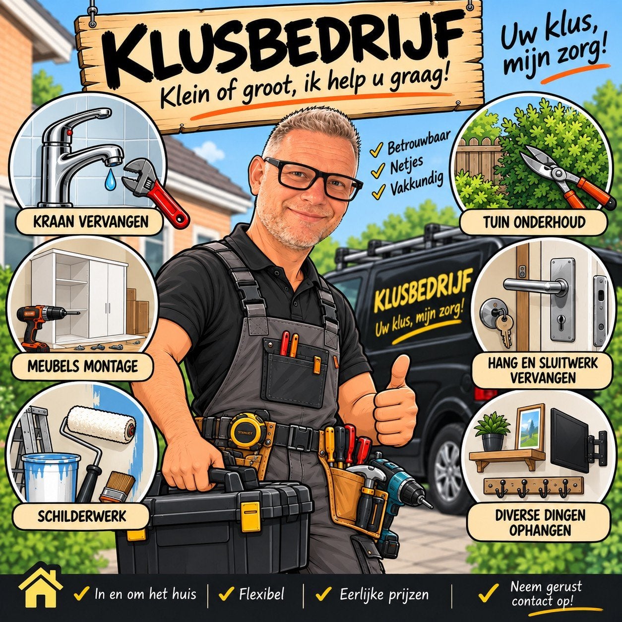klusjes in huis? Daan regelt het