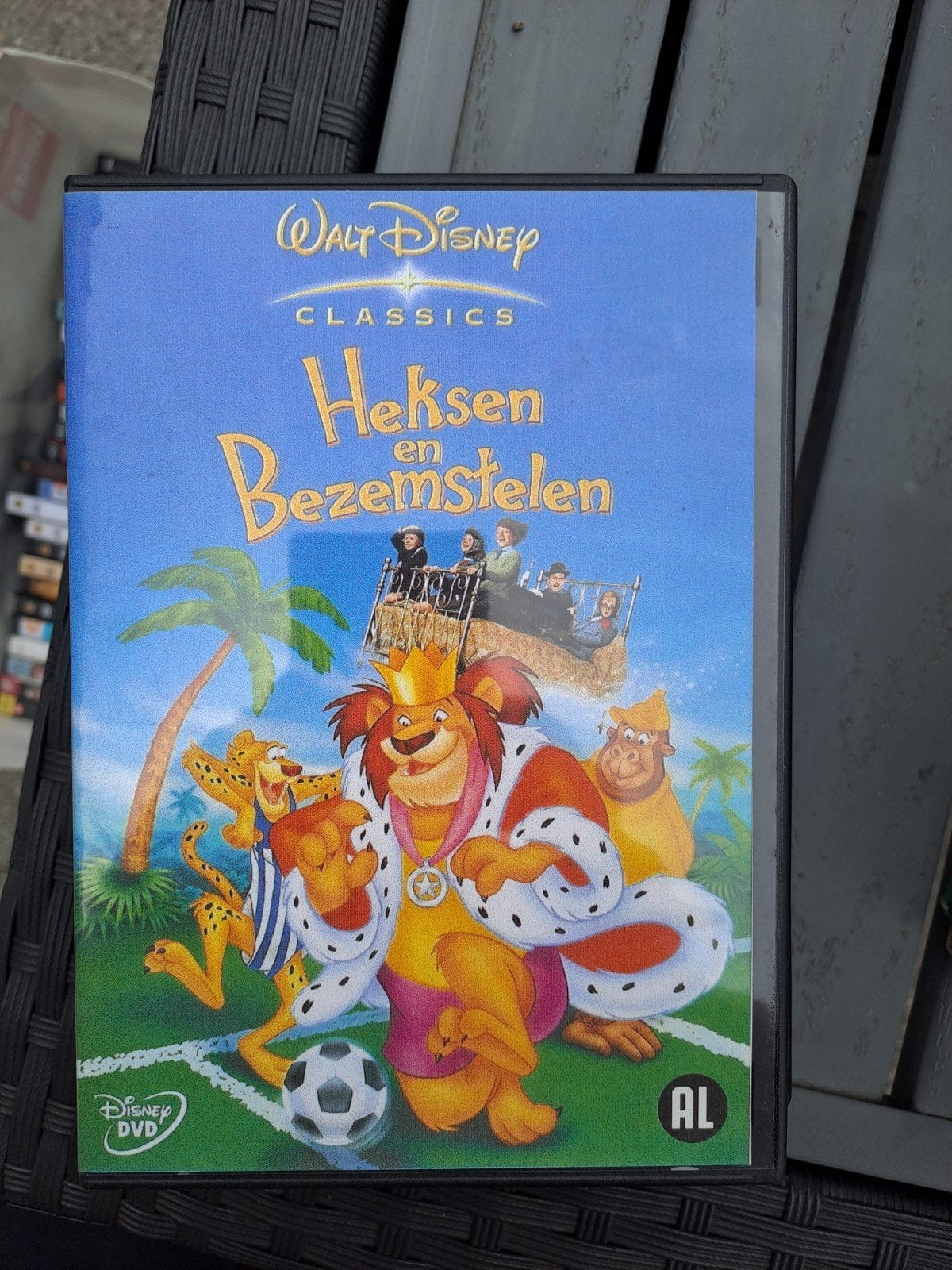 heksen en bezemstelen (dvd), Alle leeftijden, Ophalen of Verzenden, Zo goed als nieuw