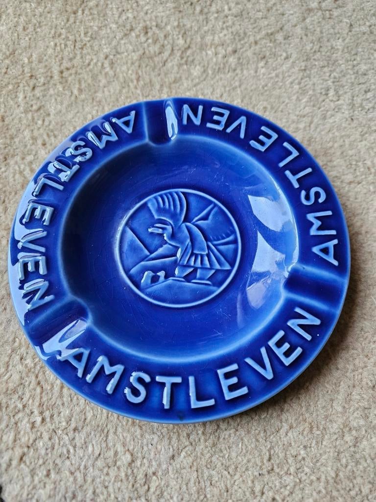 Vintage Amstleven Asbak - Kobaltblauw Keramiek, Ophalen of Verzenden