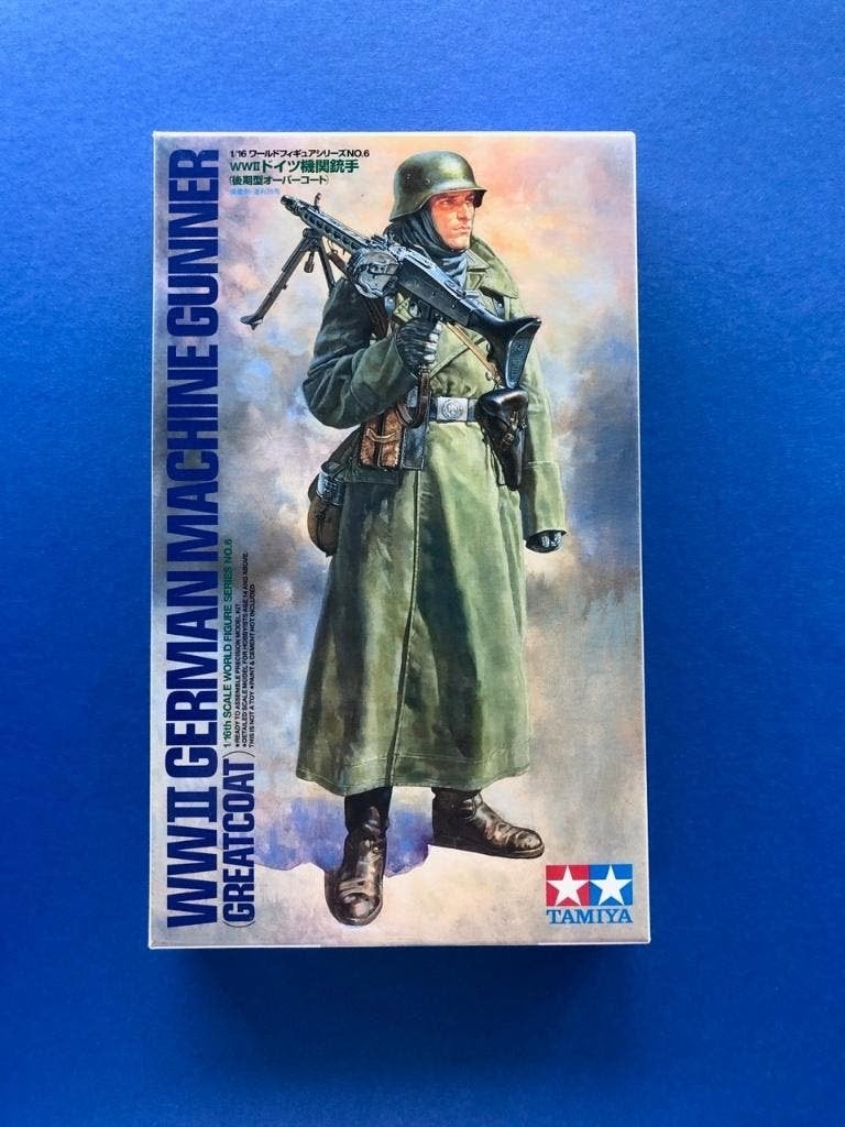 Tamiya	36306	GERMAN MACHINEGUNNER (GREATCOAT)	1/16, Verzenden, Nieuw, 1:35 tot 1:50