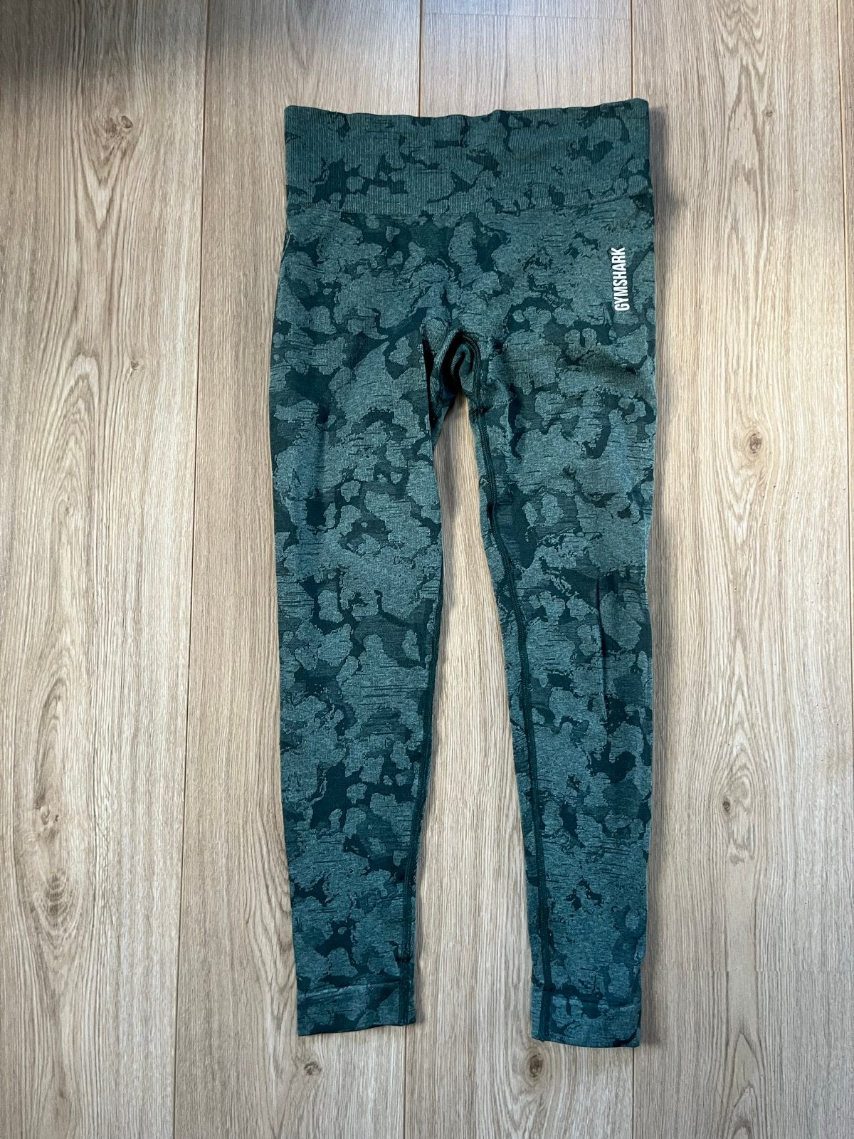 Gymshark Camo Seamless Legging - Maat S, Ophalen of Verzenden, Maat 36 (S), Groen, Fitness of Aerobics