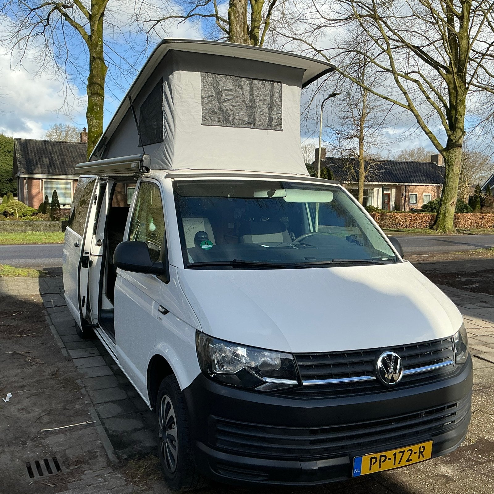 VW Transporter T6 Camper Verlengd - Compact & Compleet, Caravans en Kamperen, Campers, Buscamper of Camperbus, Volkswagen, Particulier