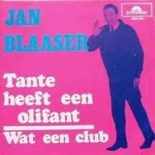Single. (1970) Jan Blaaser - Tante heeft een Olifant, Gebruikt, 7 inch, Single, Ophalen of Verzenden