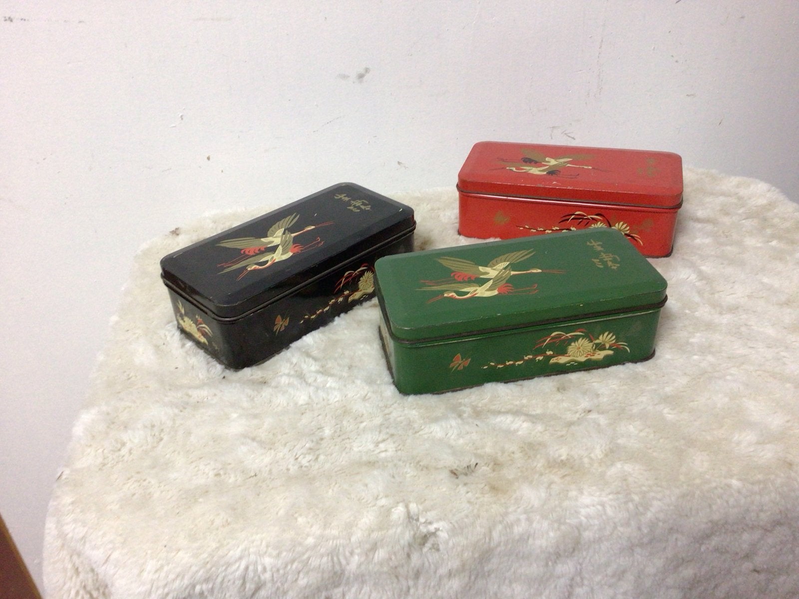 Antieke blikken De Gruyter - Set van 3, Verzamelen, Blikken, Ophalen of Verzenden, Gebruikt, Overige, Overige merken