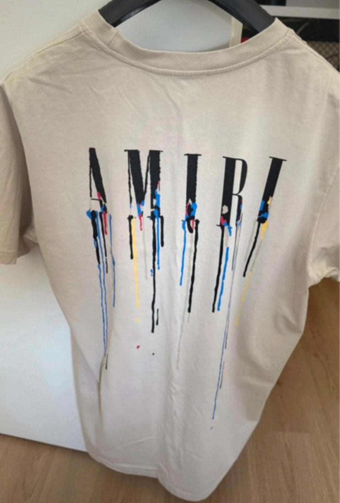 Amiri heren tshirt, Ophalen of Verzenden, Zo goed als nieuw, Maat 52/54 (L), Beige