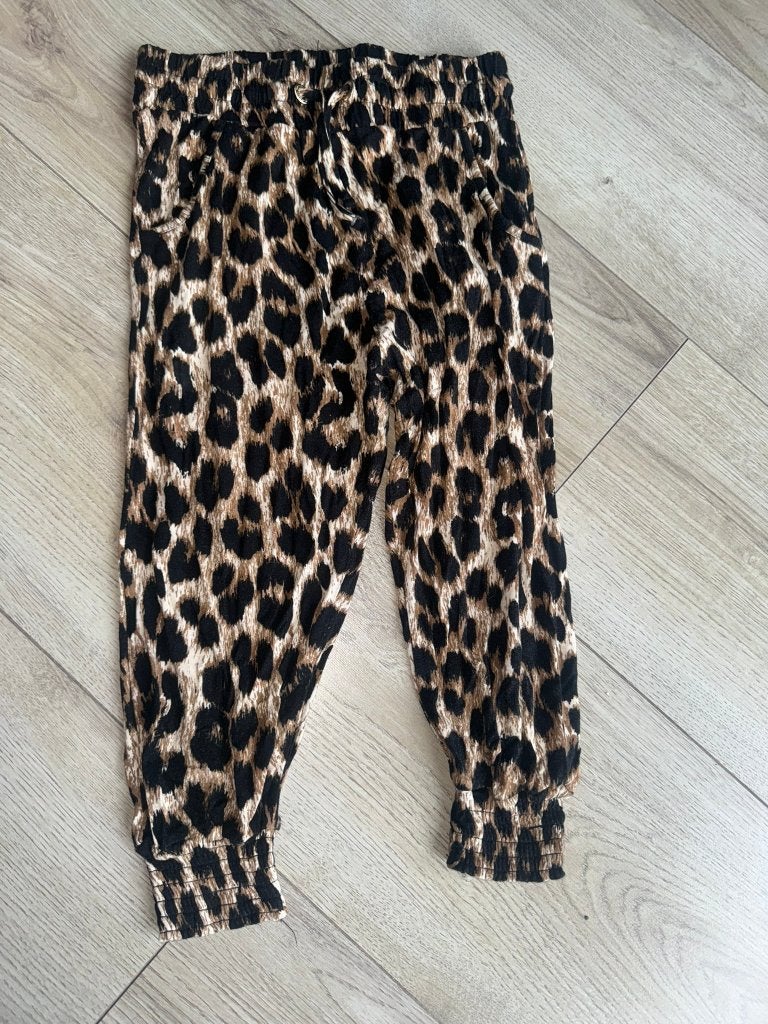 Coolcat harembroek capribroek 158 164 panterprint kort broek, Kinderen en Baby's, Verzenden, Zo goed als nieuw, Meisje, Broek