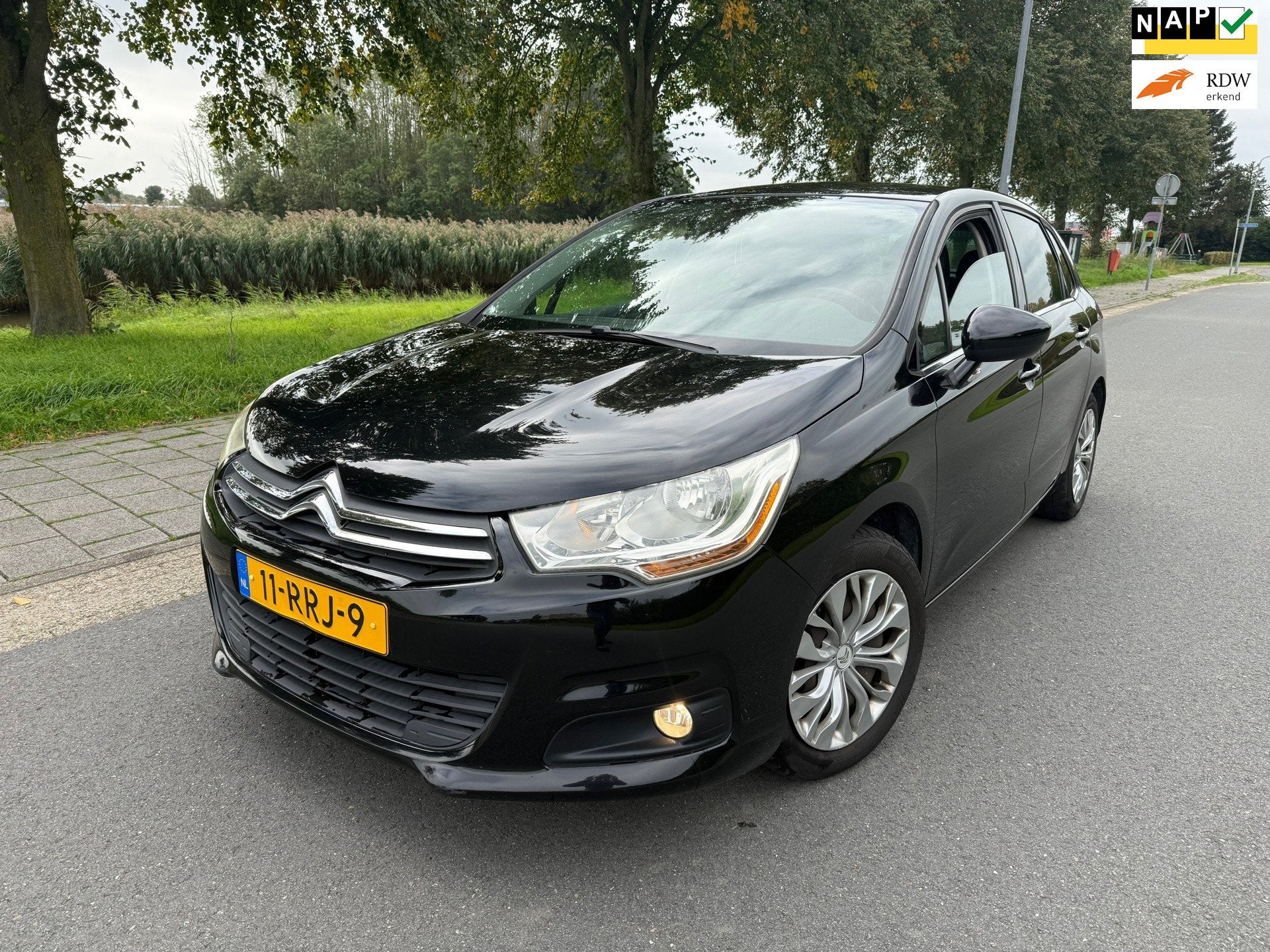 Citroen C4 1.6 VTi Tendance CLIMA/CRUISE/AUX/APK 09-2027, Auto's, Voorwielaandrijving, Euro 5, Stof, Zwart