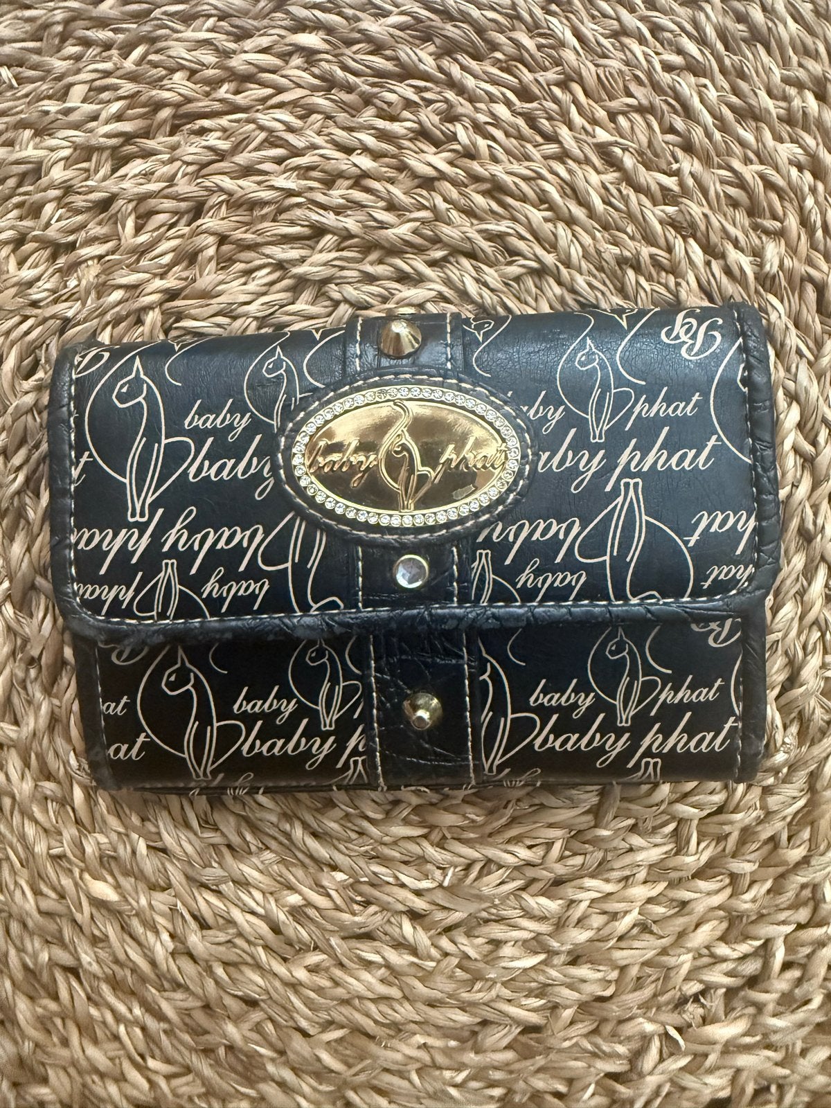 Baby Phat Portemonnee – Origineel– Zeer nette staat, Overige merken, Gebruikt, Zwart, Ophalen of Verzenden