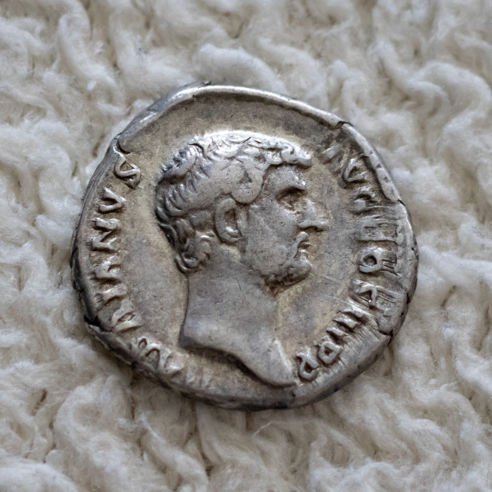Prachtige Romeinse Munt Hadrianus, Verzenden, Overige landen, Losse munt, Zilver