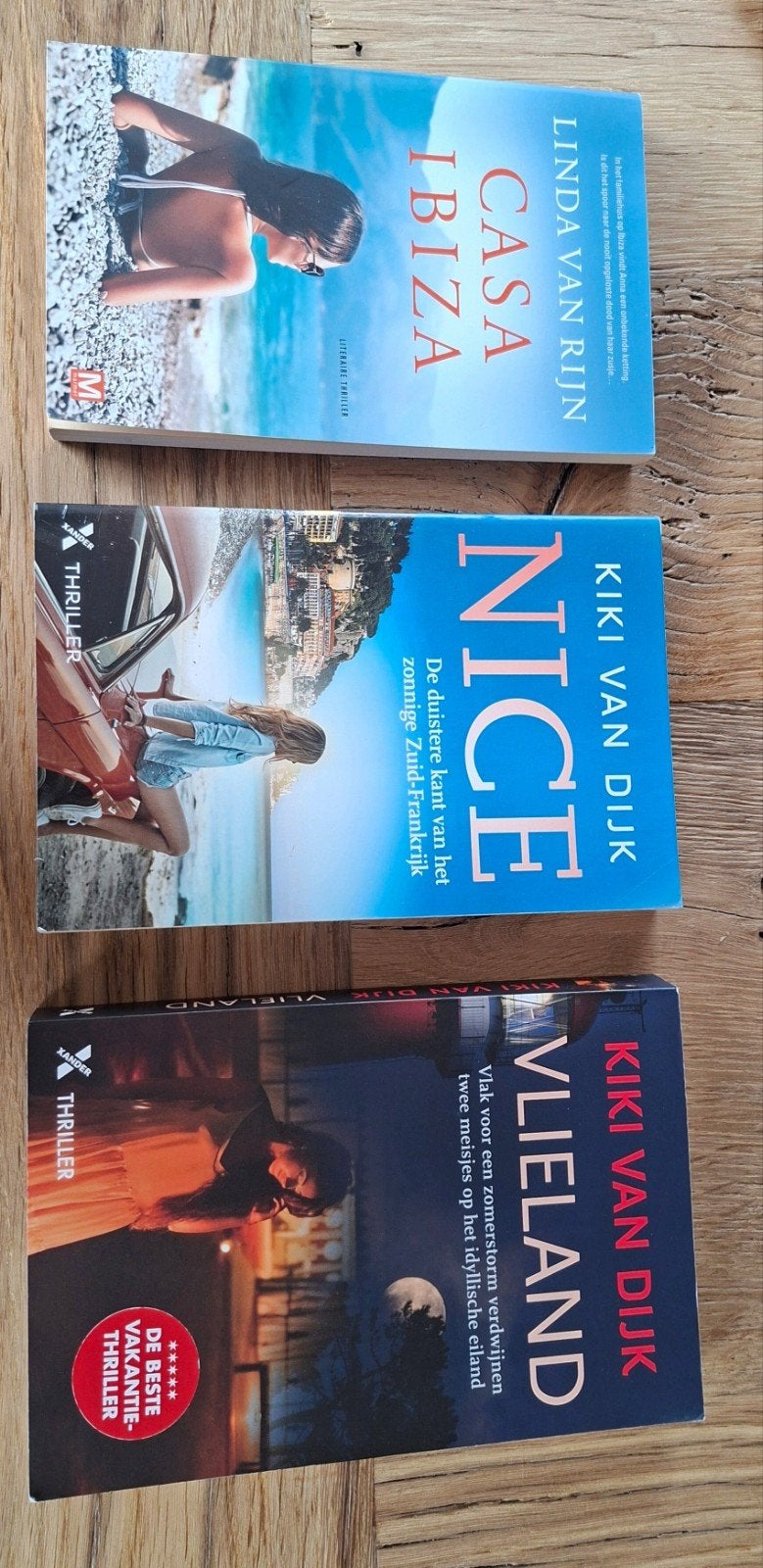 3 Vakantiethrillers: Kiki van Dijk & Linda van Rijn, Ophalen, Gelezen, Kiki van Dijk, Linda van Rijn, Nederland