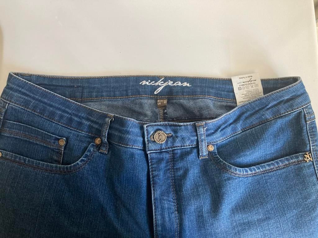 Donkerblauwe NickJean skinny spijkerbroek maat 42, nieuw, Ophalen of Verzenden, Nieuw, Blauw, W33 - W36 (confectie 42/44)