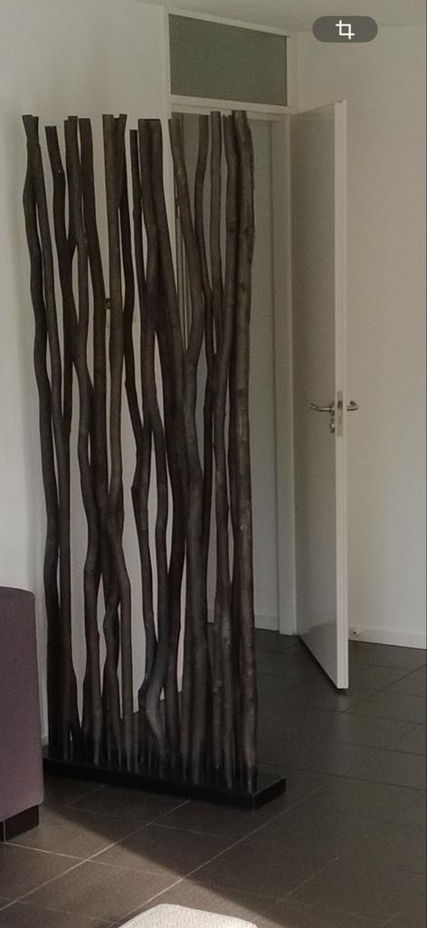 Te koop: Kamer scherm, room divider van zwarte takken, Ophalen, Gebruikt